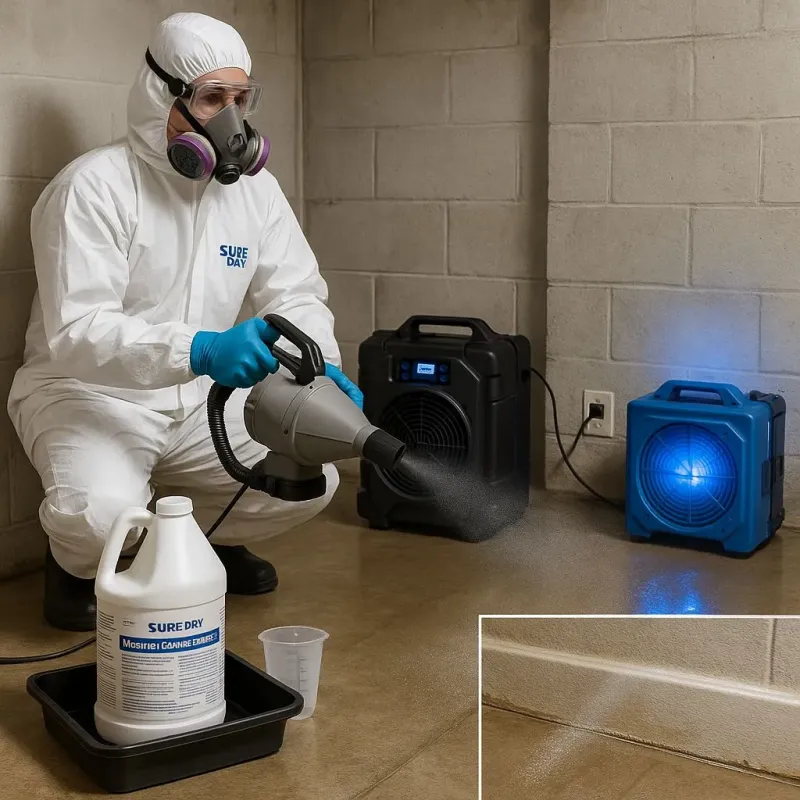 Sanitization and Odor Removal process in Broadview Heights, OH