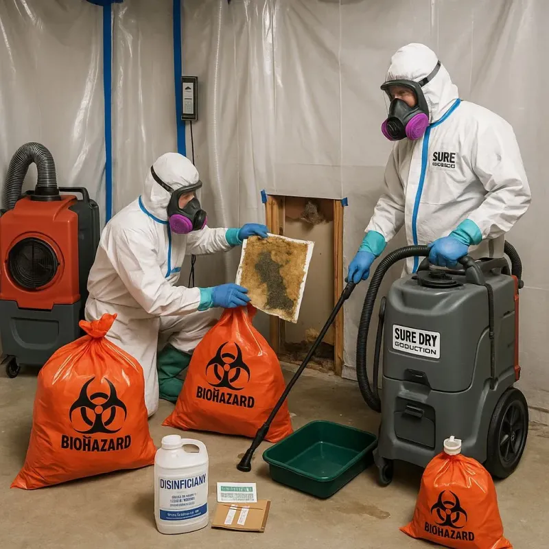 Contaminated Water Handling Protocols process in Broadview Heights, OH